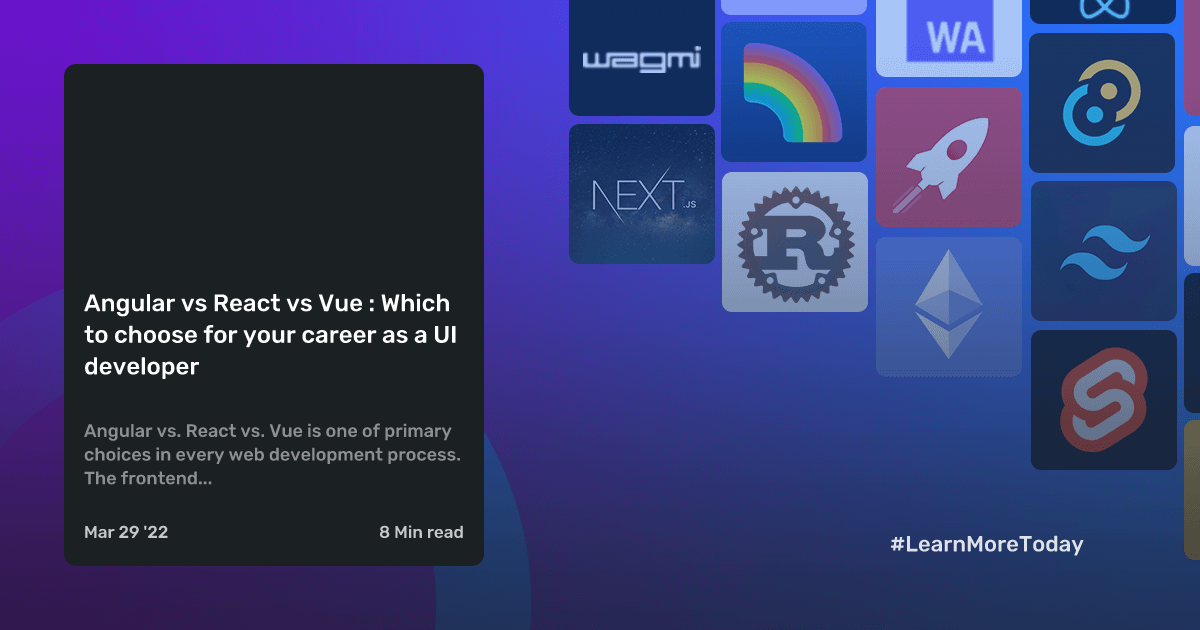 Angular vs React vs Vue : Which to choose for your career as a UI developer